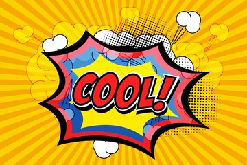 cool - Comic book, cartoon expression