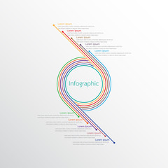 Vector infographic templates used for detailed reports. All 10 topics.