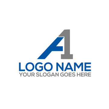 A1 / 1A monogram logo design 