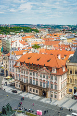 Fototapeta na wymiar Kinsky Palace in Prague, Czech Republic.