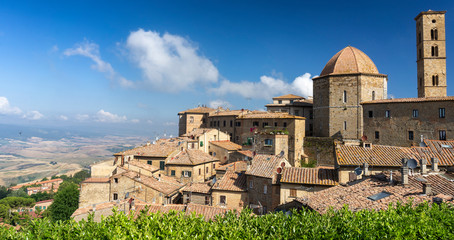 Panoramic view of Volterra, Tuscany