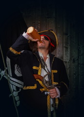 Mature Pirate Capitan