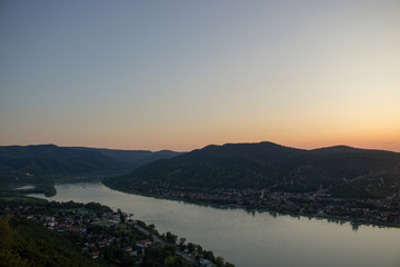 Fototapeta na wymiar Amazing view of nature and river in Hungary.