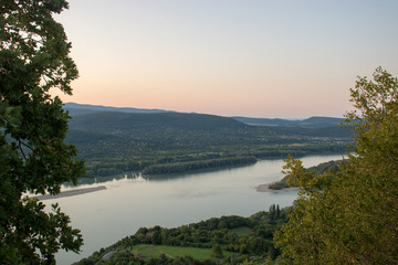 Fototapeta na wymiar Amazing view of nature and river in Hungary.