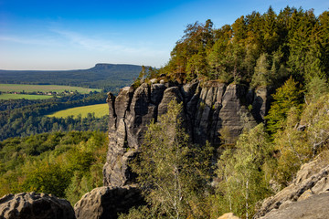 Sächsische Schweiz 2019 Wandern Herbst Tschechien Panorama