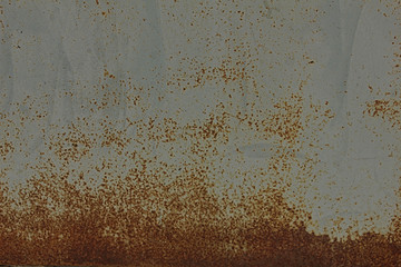 Metal rust on old wall background