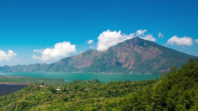 Time Lapse at Mount Abang, Bali Indonesia