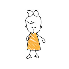 Character with quiet emoji