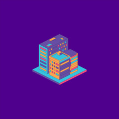 Fototapeta premium Metro City Isometric