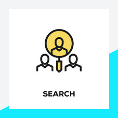 SEARCH LINE ICON SET