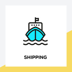 SHIPPING LINE ICON SET