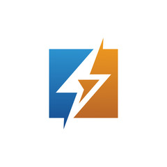 Lightning Logo Template Electrical vector icon illustration design