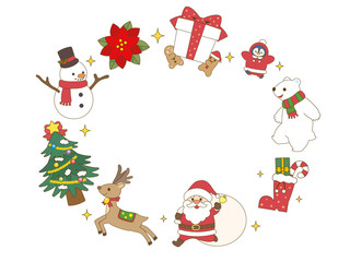 クリスマス フレーム4