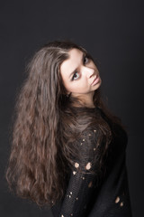 portrait of a sensual girl