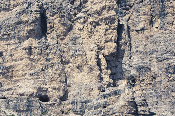 Rocky wall, natural outdoor background