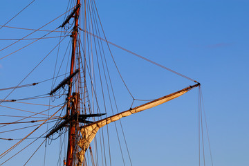 Tall ship masts
