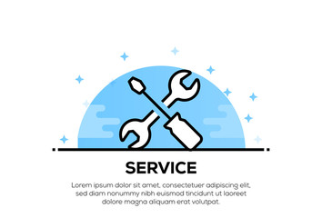 SERVICE ICON CONCEPT
