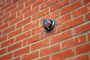 Gas boiler exhaust vent