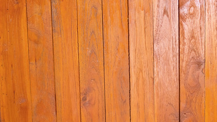 The brown wooden wall can be used as a background.