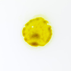 Top view burning yellow star