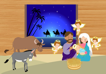 キリスト降誕（生誕）マリアとヨセフ