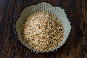 Wheat Germ in Bowl. Ready to Use.