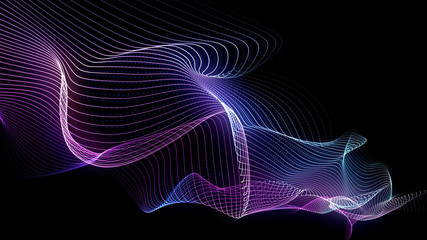 Abstract background imitating energy waves