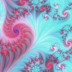 Fractal pattern. Abstract digital background generated on a computer.