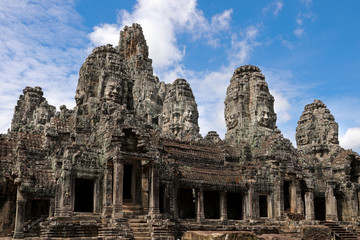 Naklejka premium Bayon Temple, Angkor, Cambodia