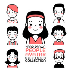 Hand Drawn-people-avatar-cartoon-collection - 2