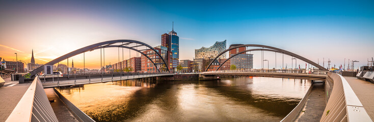 Naklejka premium Hafen von Hamburg - Deutschland