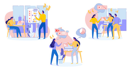 Cognitive Poster Set Agenda and Planning Flat.