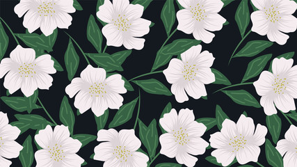 Beautiful Floral Pattern Background for Cards