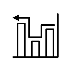 Chart icon vector design template