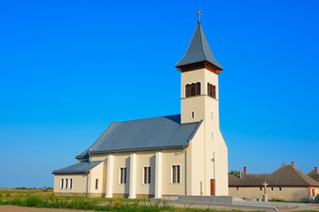 Fototapeta premium A roman catholic church building.