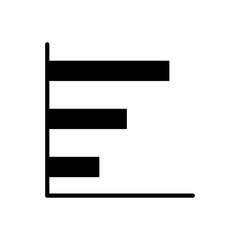 Chart icon vector design template