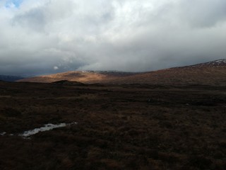 Mountains near Corrour, Scotland