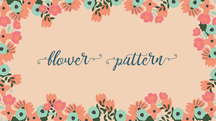 Flower Pattern Background