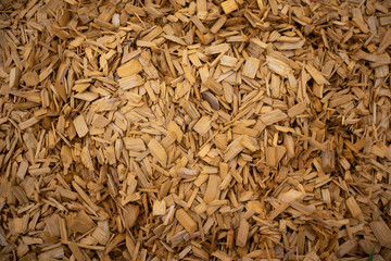 Holz späne garten weg farbig