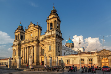 Fototapeta na wymiar Cathedral of Guatemala City, Catedral Metropolitana, Guatemala