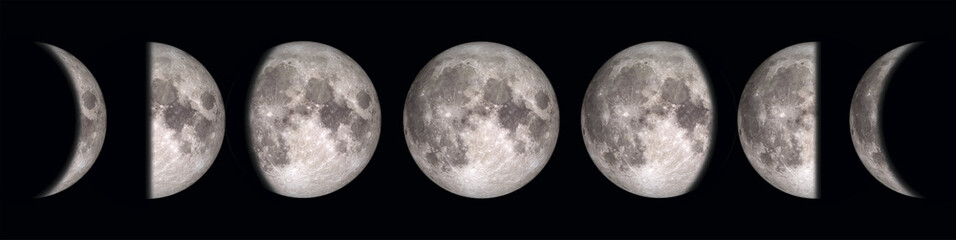 Moon view from space. Elements of this image furnished by NASA