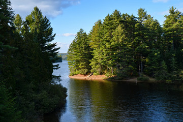 La Mauricie National Park typical landscape, Province of Quebec, CANADA.