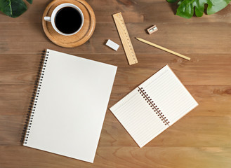 white papaer and green leaves