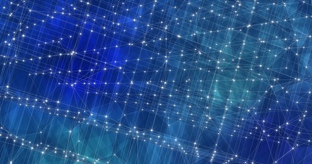 Background Abstract Dynamic Plexus Futuristic Technology. 3d render