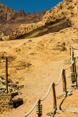 Rocky mountain scenery, Dolomites, Italy