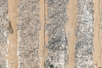 Closeup of grey granite