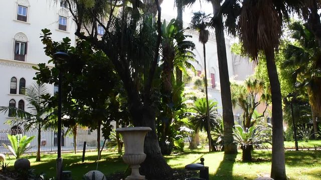 Palazzo dei Normanni Palermo. Giardini di Palazzo Reale Palermo, Sicilia
