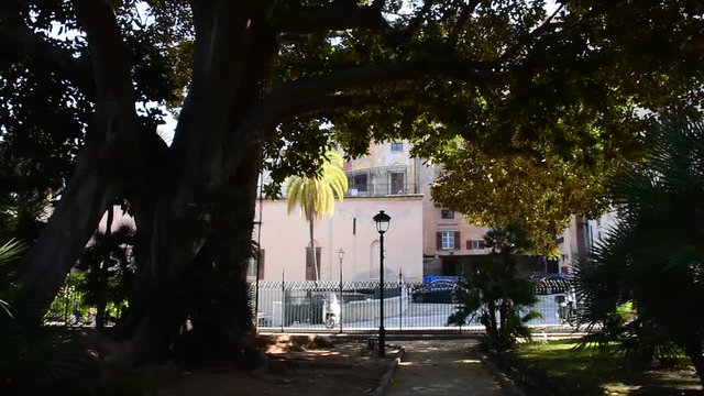 Palazzo dei Normanni Palermo. Giardini di Palazzo Reale Palermo, Sicilia