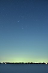 真冬とオリオン