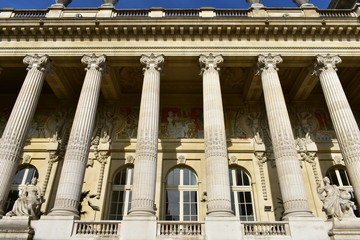 Grand Palais on a sunny day. Paris, France.
